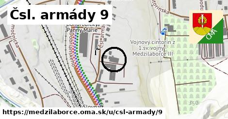 Čsl. armády 9, Medzilaborce