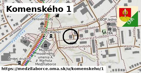 Komenského 1, Medzilaborce