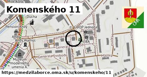 Komenského 11, Medzilaborce