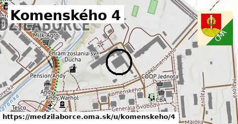 Komenského 4, Medzilaborce