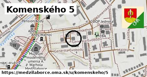Komenského 5, Medzilaborce