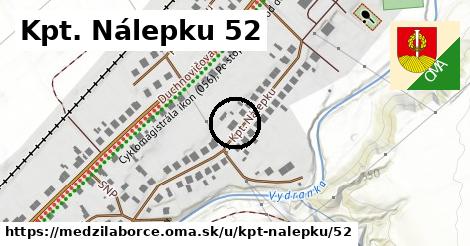Kpt. Nálepku 52, Medzilaborce