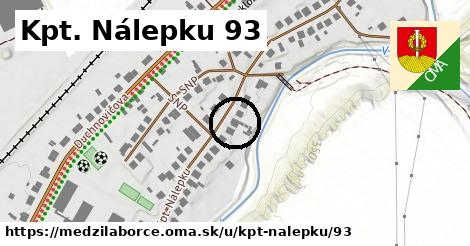 Kpt. Nálepku 93, Medzilaborce