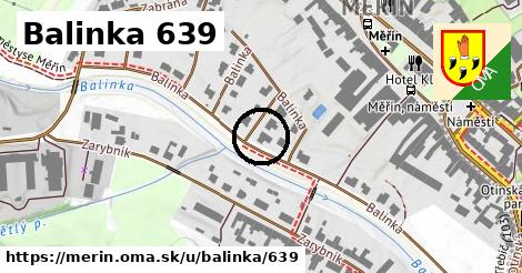 Balinka 639, Měřín