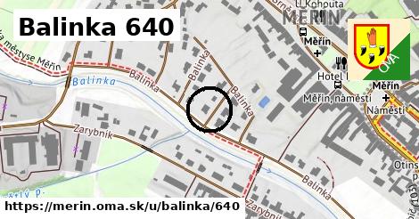 Balinka 640, Měřín