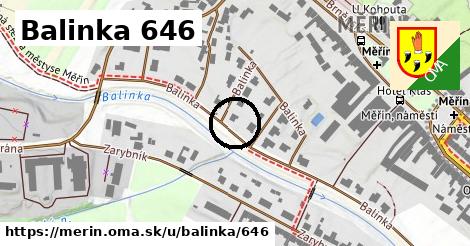 Balinka 646, Měřín