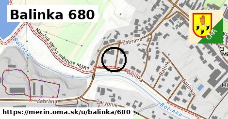 Balinka 680, Měřín