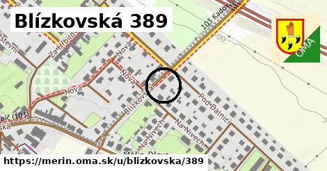Blízkovská 389, Měřín