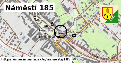 Náměstí 185, Měřín