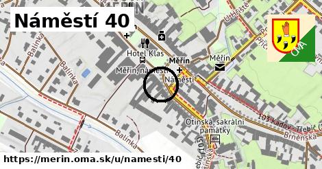 Náměstí 40, Měřín