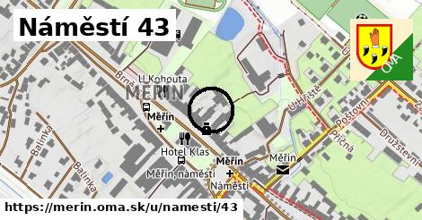 Náměstí 43, Měřín