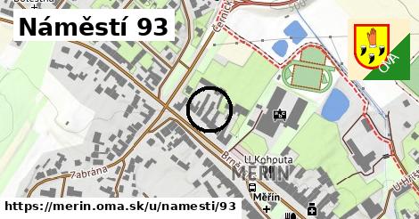 Náměstí 93, Měřín