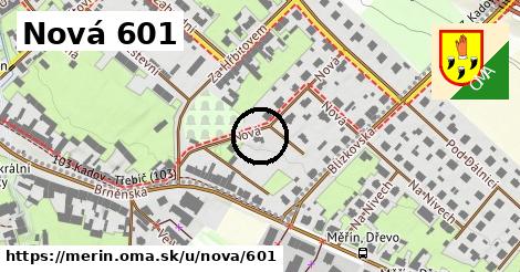 Nová 601, Měřín