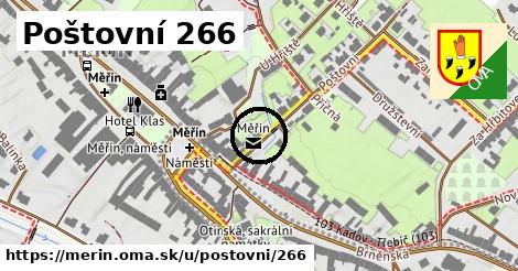 Poštovní 266, Měřín