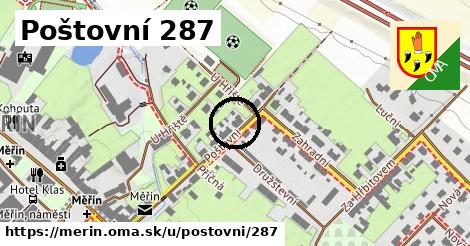 Poštovní 287, Měřín