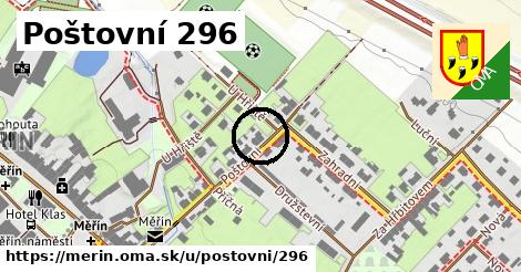 Poštovní 296, Měřín