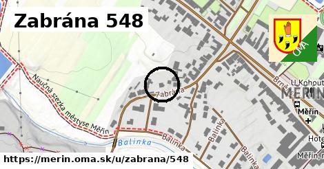 Zabrána 548, Měřín