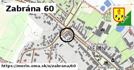 Zabrána 60, Měřín