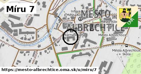 Míru 7, Město Albrechtice