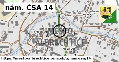 nám. ČSA 14, Město Albrechtice