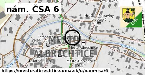 nám. ČSA 6, Město Albrechtice