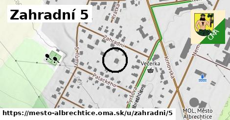 Zahradní 5, Město Albrechtice