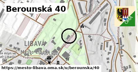 Berounská 40, Město Libavá