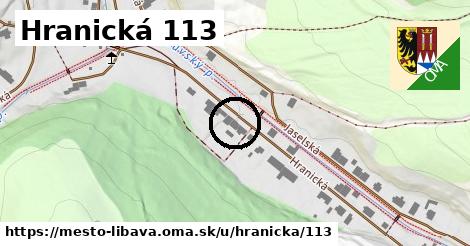 Hranická 113, Město Libavá