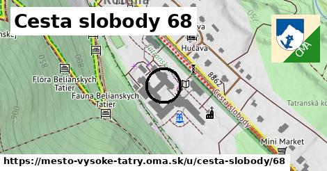 Cesta slobody 68, mesto Vysoké Tatry