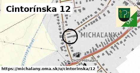 Cintorínska 12, Michaľany