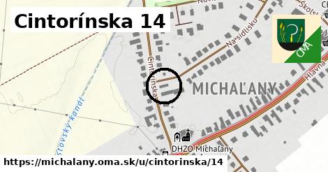 Cintorínska 14, Michaľany