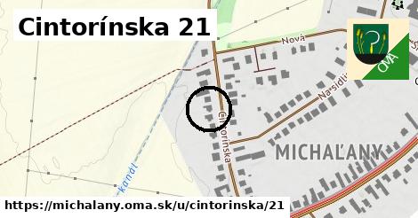 Cintorínska 21, Michaľany