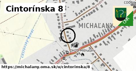 Cintorínska 8, Michaľany