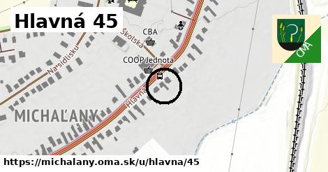 Hlavná 45, Michaľany