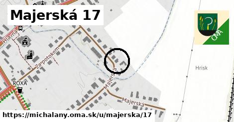 Majerská 17, Michaľany