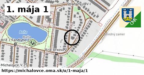 1. mája 1, Michalovce