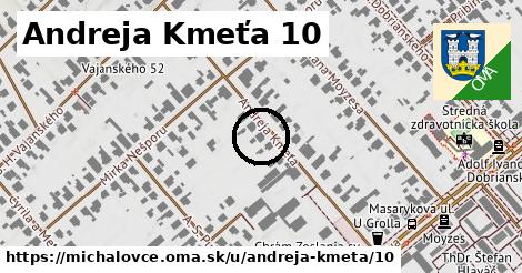 Andreja Kmeťa 10, Michalovce