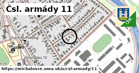 Čsl. armády 11, Michalovce