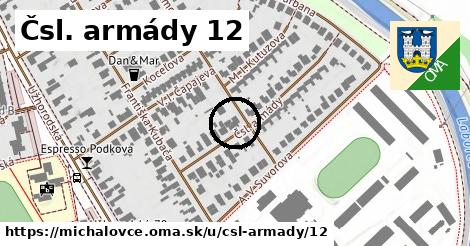 Čsl. armády 12, Michalovce