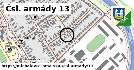 Čsl. armády 13, Michalovce