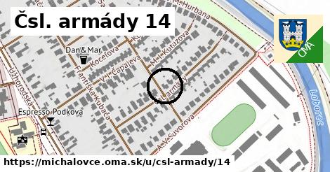 Čsl. armády 14, Michalovce