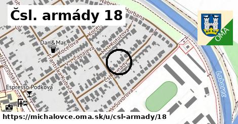 Čsl. armády 18, Michalovce