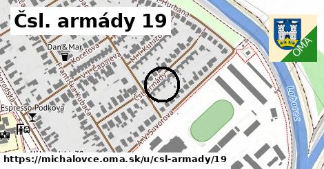 Čsl. armády 19, Michalovce