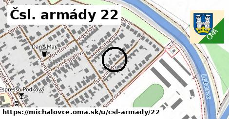 Čsl. armády 22, Michalovce