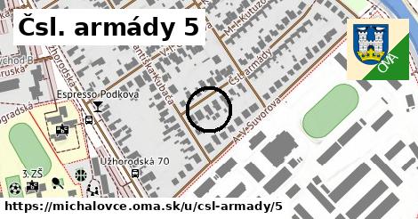 Čsl. armády 5, Michalovce