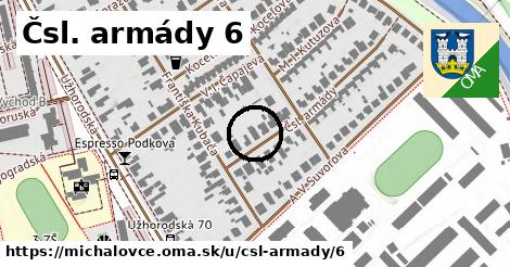 Čsl. armády 6, Michalovce