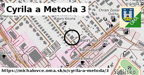 Cyrila a Metoda 3, Michalovce