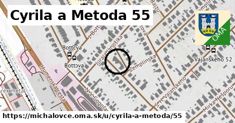 Cyrila a Metoda 55, Michalovce