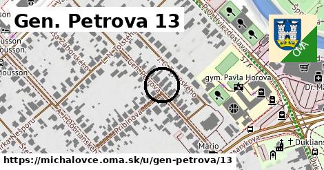 Gen. Petrova 13, Michalovce