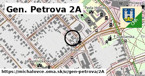 Gen. Petrova 2A, Michalovce